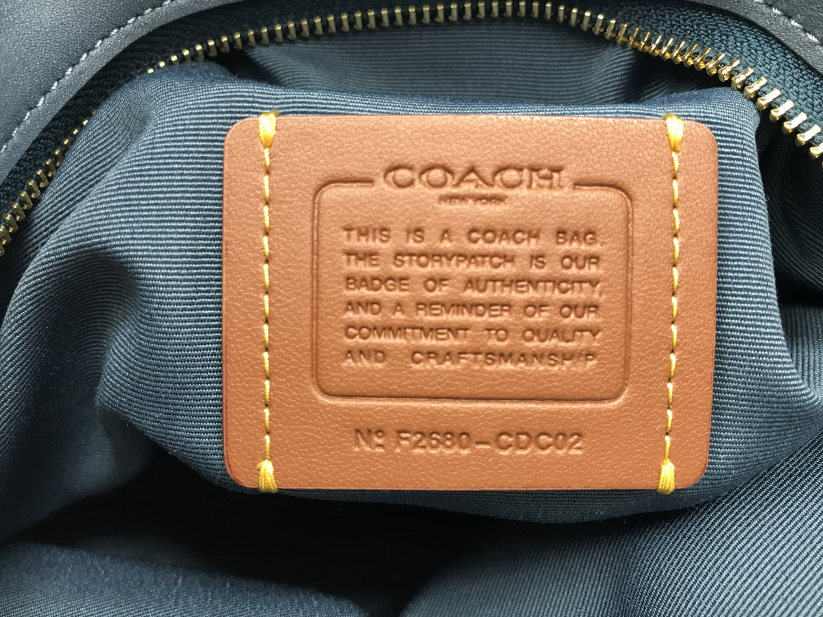 COACH/エブリン/チェーンショルダーバック/デニム