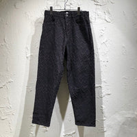 デニムパンツ アブストラクトデニムパンツ M
