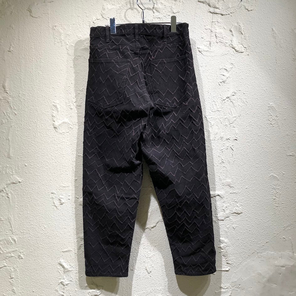 デニムパンツ アブストラクトデニムパンツ M