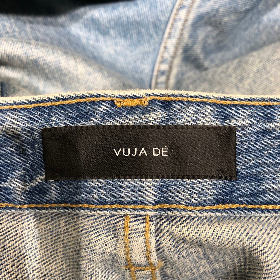 デニムパンツ VUJA DE STEVE DISTRESSED SELVEDGE JEANS