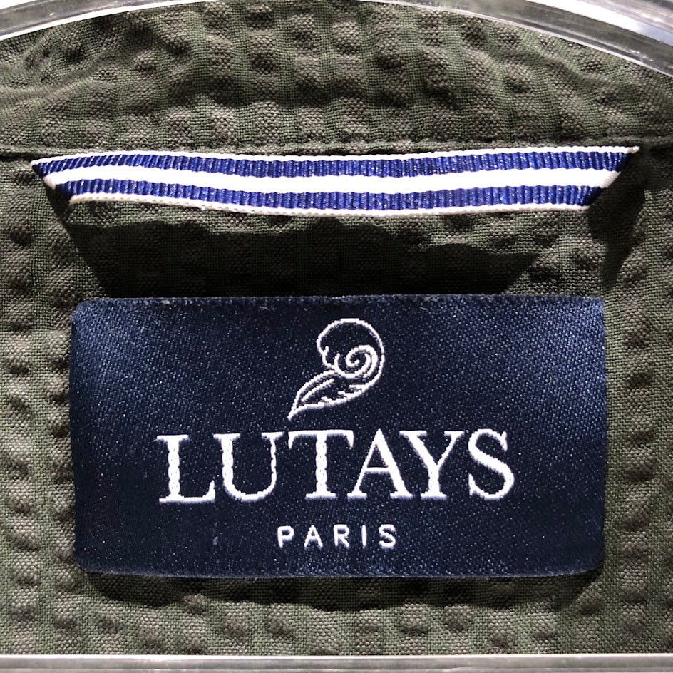 長袖シャツ LUTAYS スキッパーシャツ