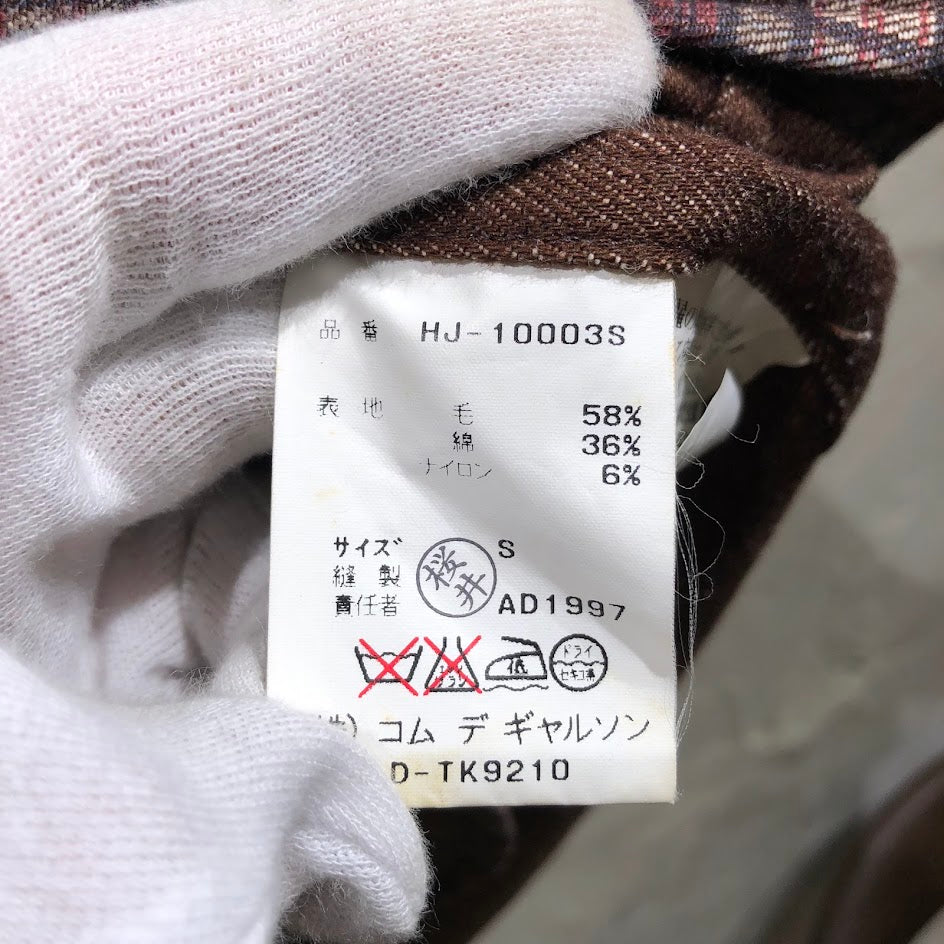 ジャケット HOMME 田中オム ブレザー S チェック