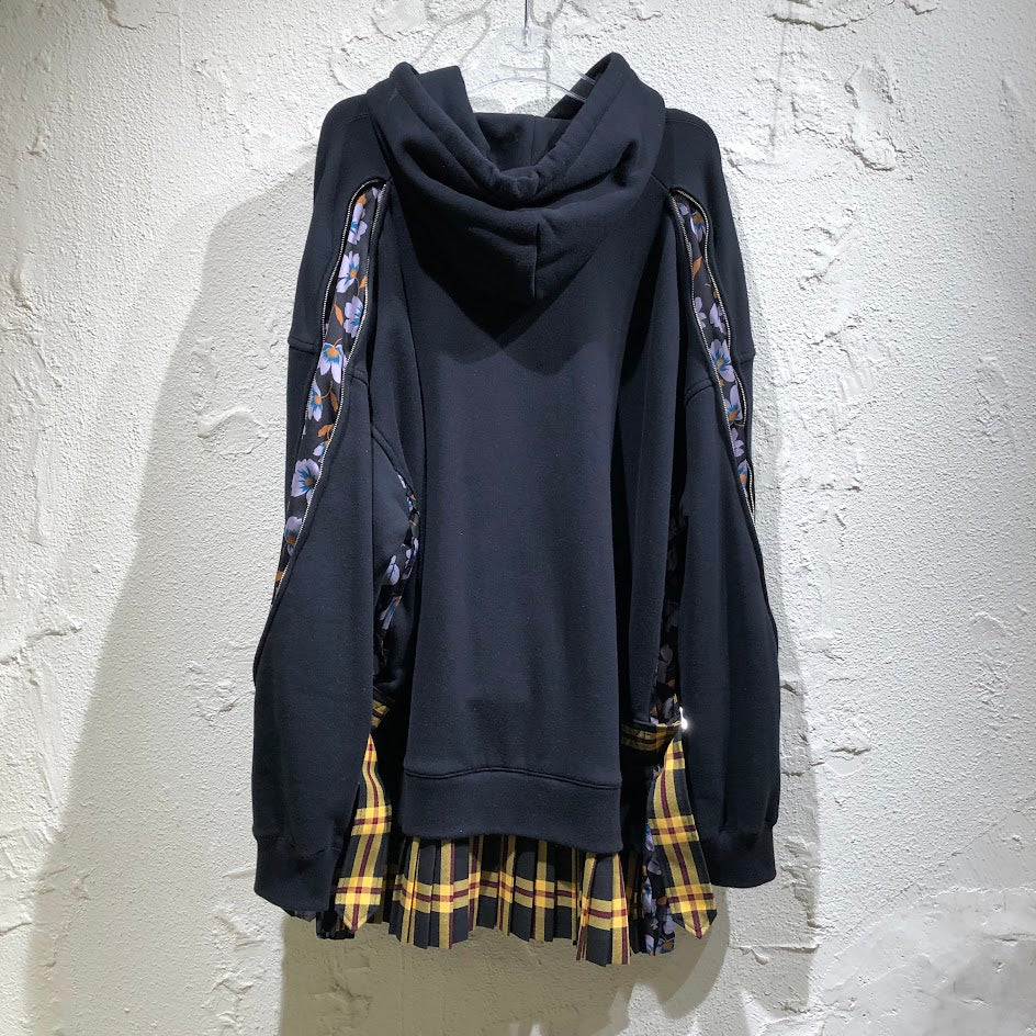 パーカー 22AW Pleats SweatHoodie フリー