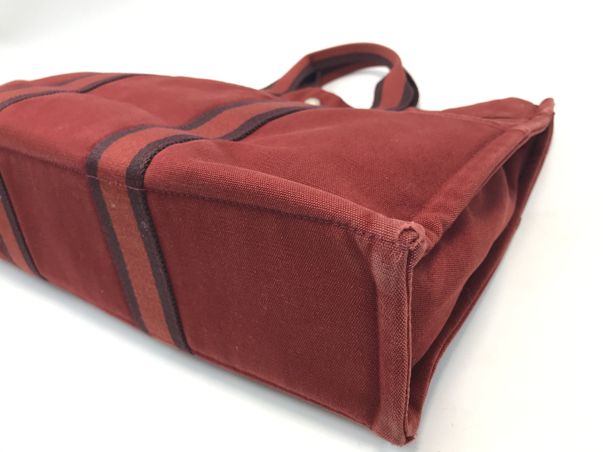 HERMES フールトゥMM トートバッグ レッド