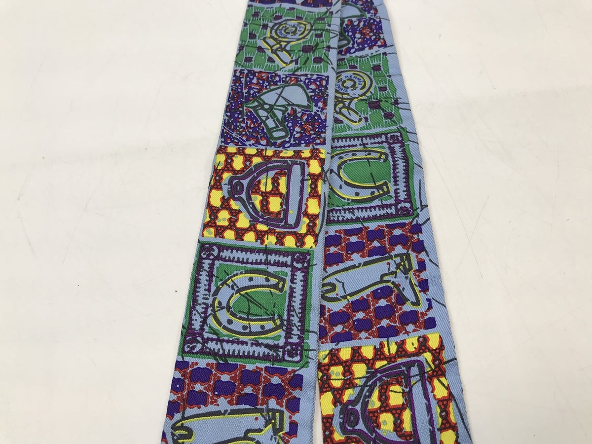 HERMES Le Boubou H ブーブーH ツイリー シルクスカーフ