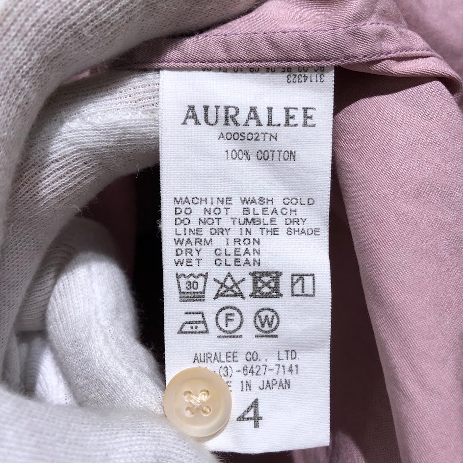 半袖シャツ AURALEE 半袖シャツ