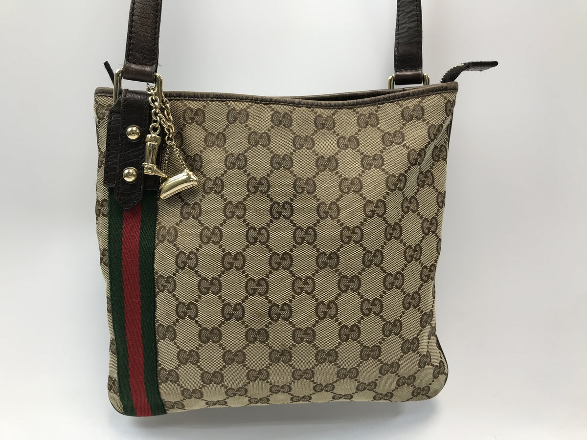 GUCCI シェリーライン GGキャンバス ショルダーバッグ