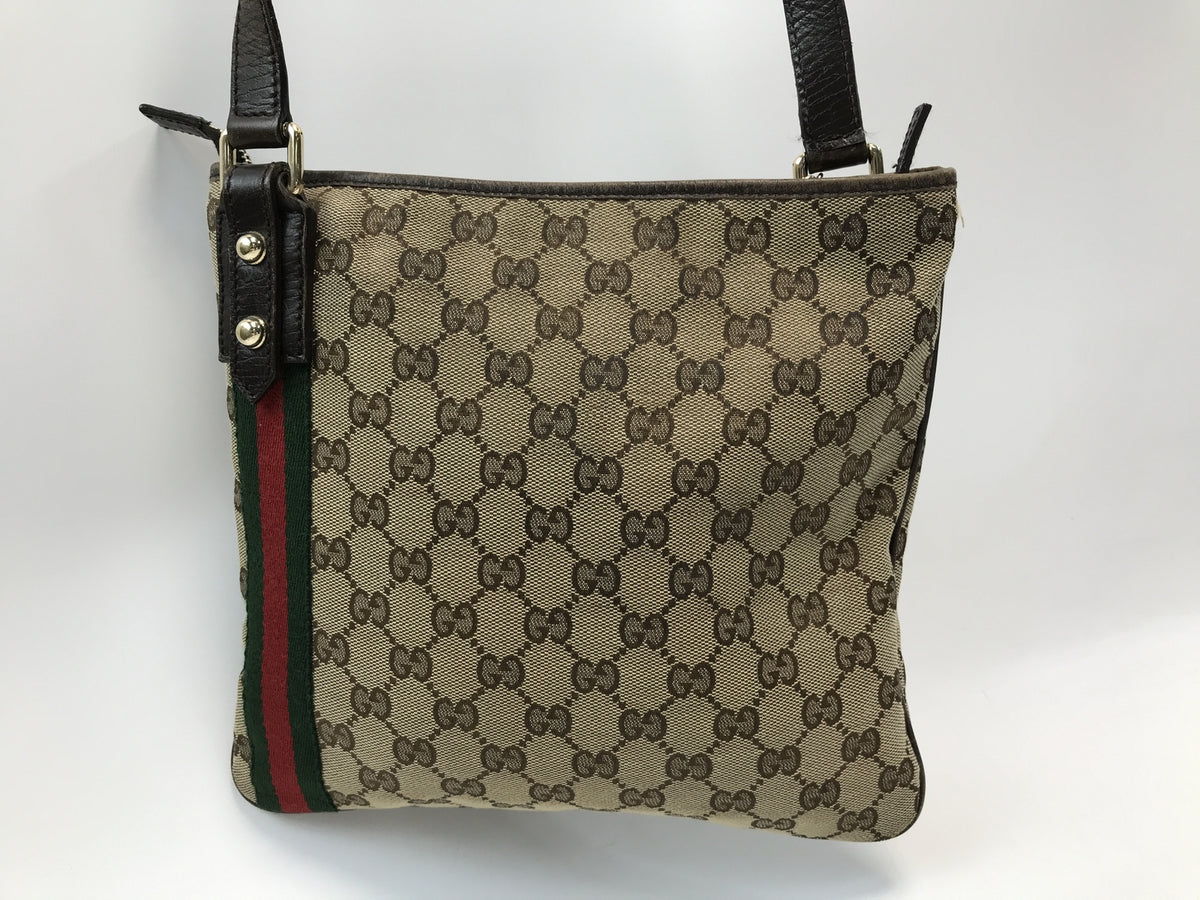 GUCCI シェリーライン GGキャンバス ショルダーバッグ