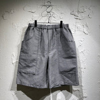 ショートパンツ CLASS 26SS LINEンWOOL CHECK SHORT PANTS