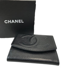 CHANEL キャビアスキン ヴィンテージココマーク Wホック 財布