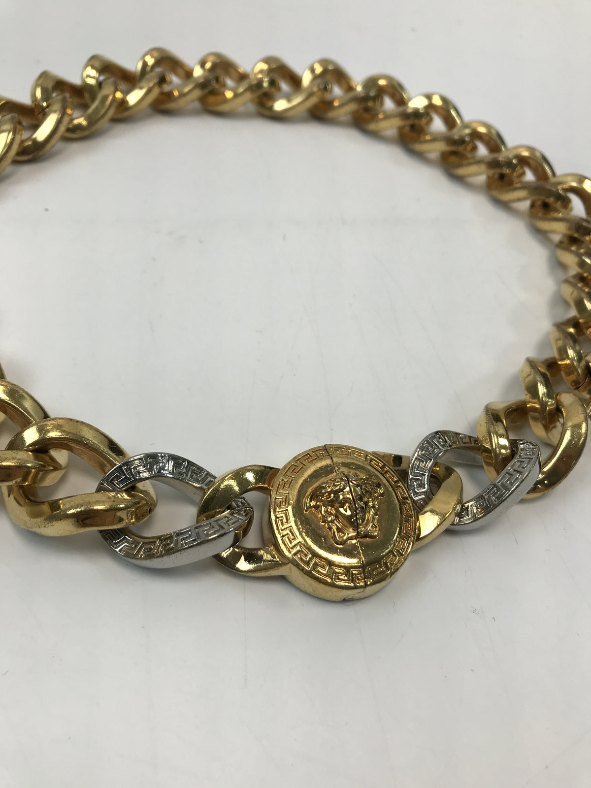 VERSACE チェーン ネックレス コンビ GP
