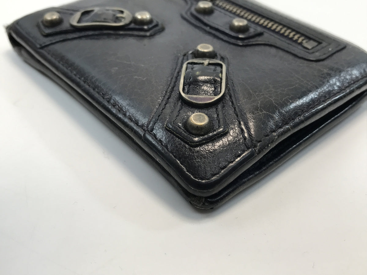 Balenciaga エディターズ 二つ折り レザー 財布 168504