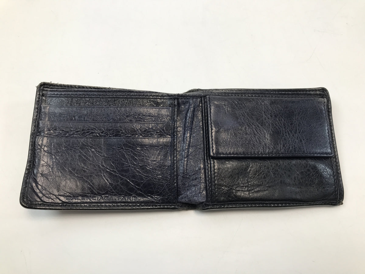 Balenciaga エディターズ 二つ折り レザー 財布 168504