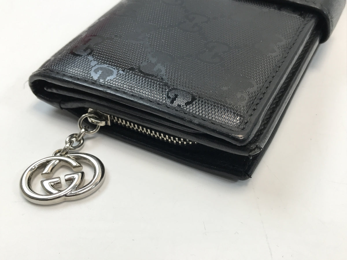 GUCCI インプリメ ラウンドファスナー 黒 305028 305028