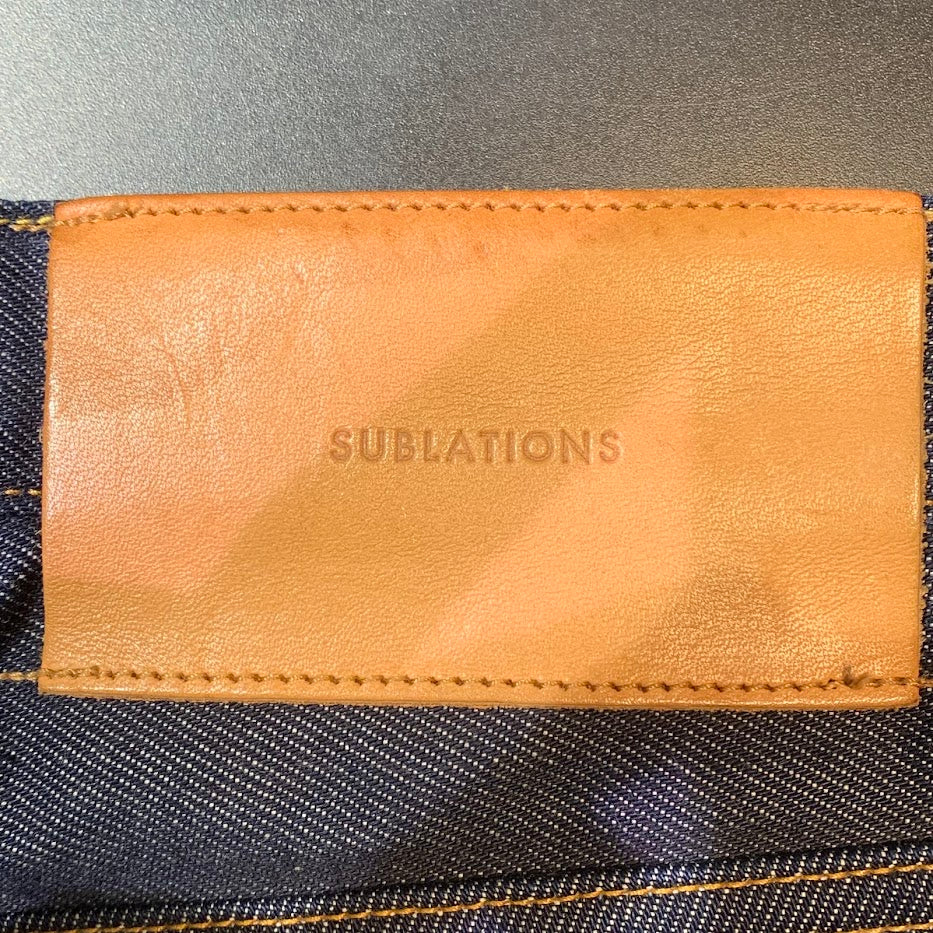 デニムパンツ SUBLATIONS 2TUCK WIDE DENIM PANTS 0