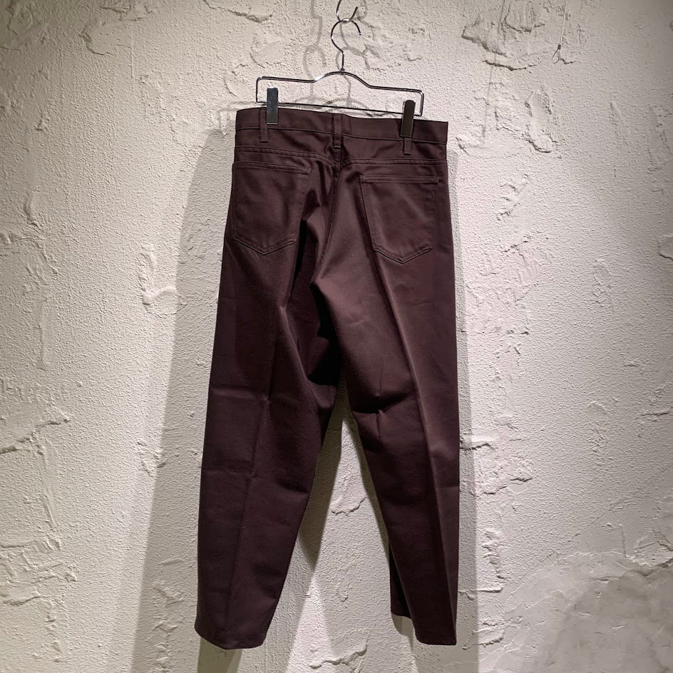 パンツ スビンコットンポリエステルツイル 5Pパンツ
