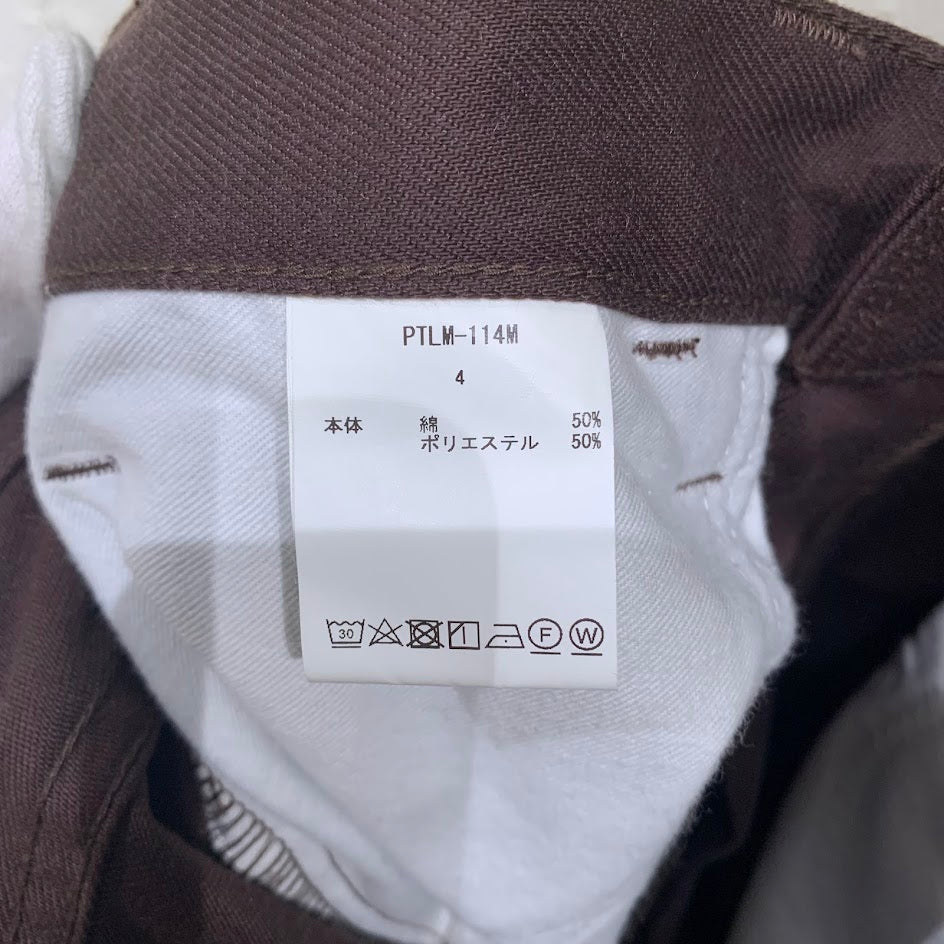 パンツ スビンコットンポリエステルツイル 5Pパンツ