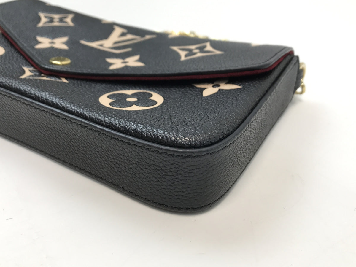 LOUIS VUITTON ルイヴィトン LV M82479 ポシェットフェリシー モノグラムアンプラント ミニショルダーバッグ チェーンウォレット M82479