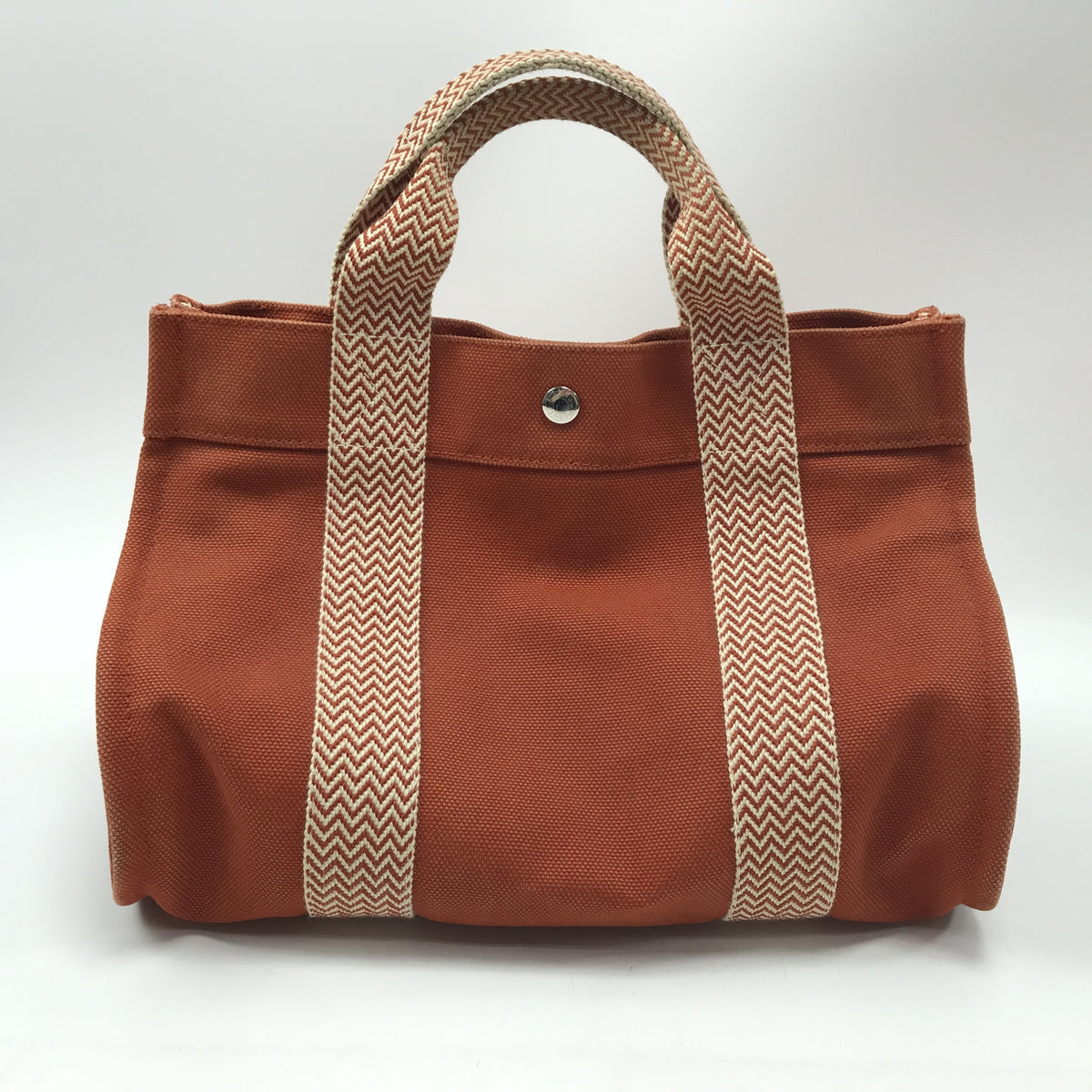 HERMES カンヌPM トートバッグ オレンジ ポーチ付属