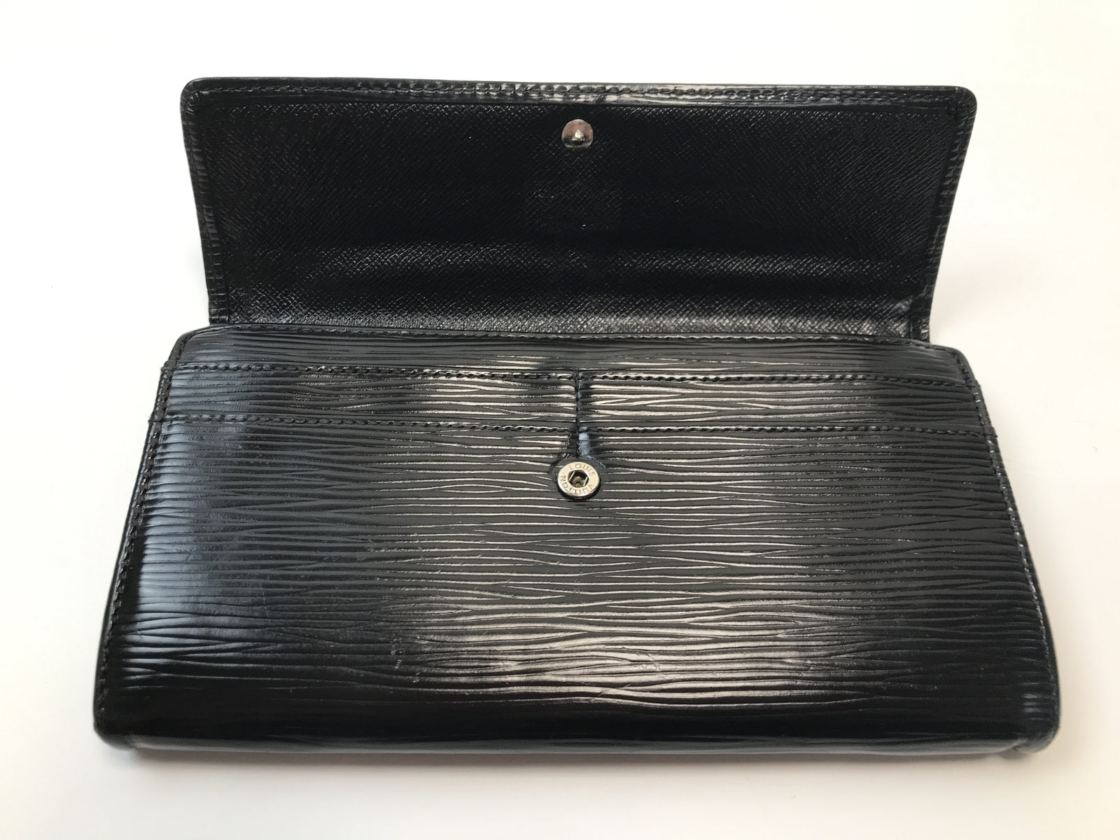 LV エピ ポルトフォイユ・サラ ノワール M63742/CA4089 M63742