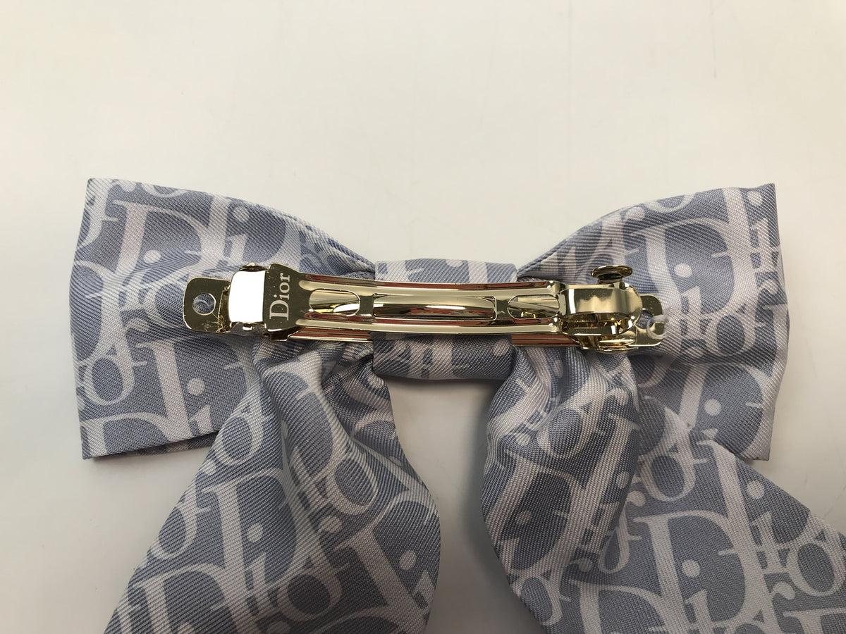 Dior Infini Tartan リボンバレッタ