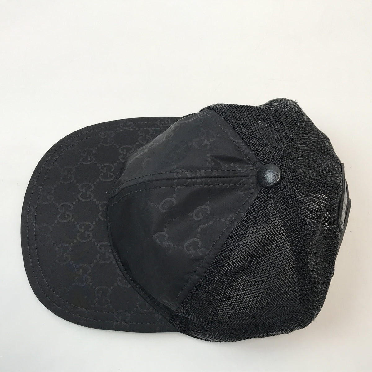 GUCCI GGナイロンベースボールキャップ BLK