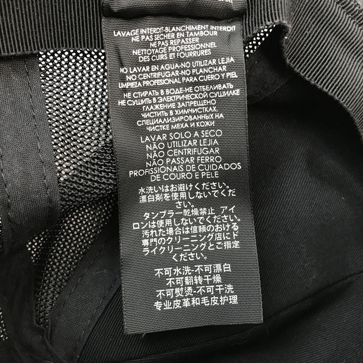 GUCCI GGナイロンベースボールキャップ BLK