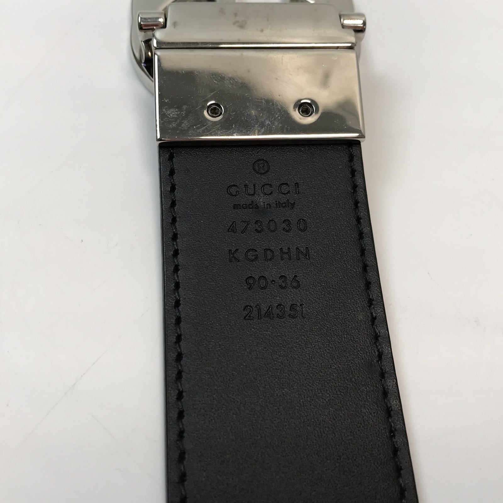 GUCCI/インターロッキングG/ベルト/473030