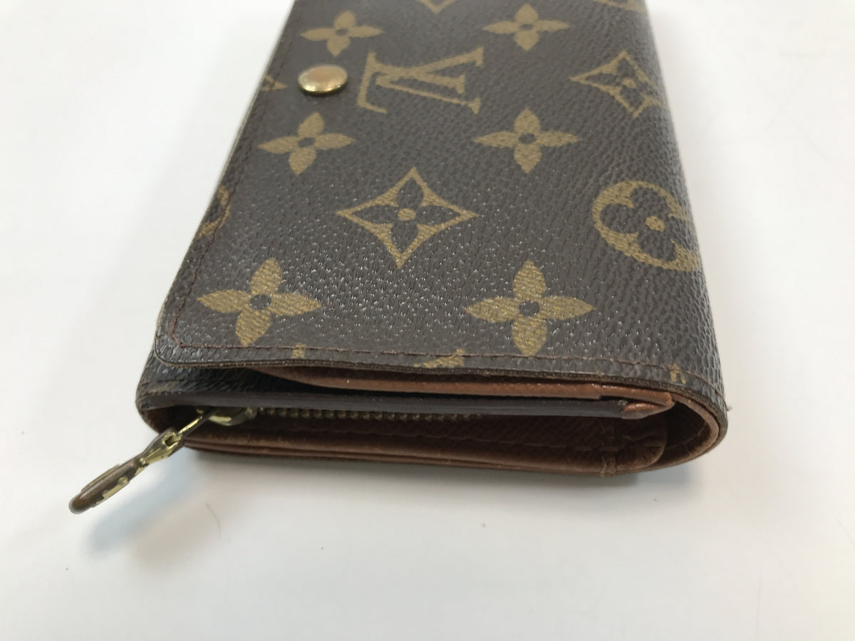 LV/ポルトフォイユ トレゾール/モノグラム M61736