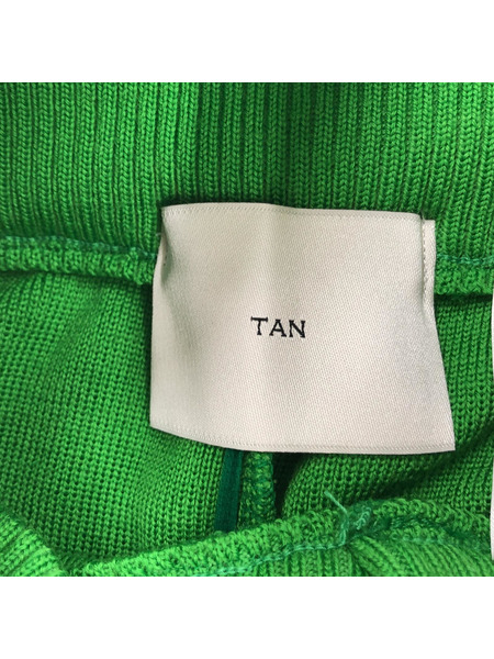 TAN/ニットワイドパンツ/F/緑/TN18AW004