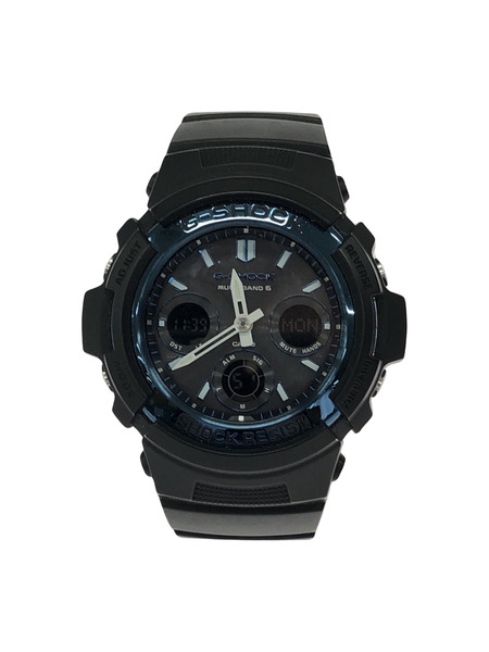 CASIO G-SHOCK 電波ソーラー腕時計 ブラック/ブルー