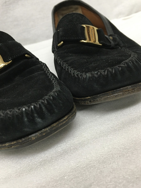 フェラガモ/靴/イタリア製/ビットローファー（7EE)黑