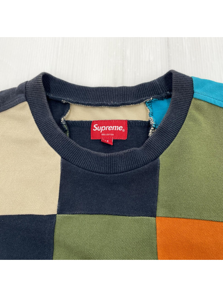 Supreme 18AW Patchwork Pique Tee M