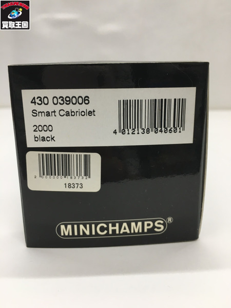 minichamps スマート　コンパーチブル　ブラック 1/43