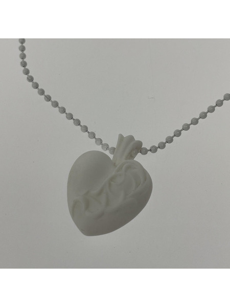 CHROME HEARTS 23SS Silicone Rubber Heart Necklace