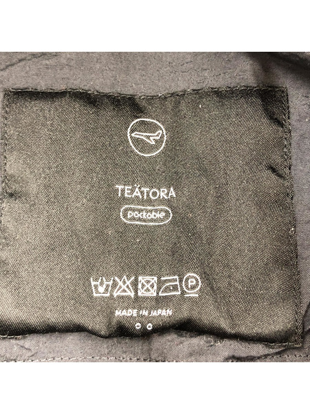 TEATORA/Wallet Pants RESORT P/2/ブラック