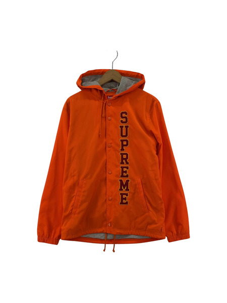 SUPREME 17SS VERTICAL LOGO HOODED COACHES JACKET (S)[値下]