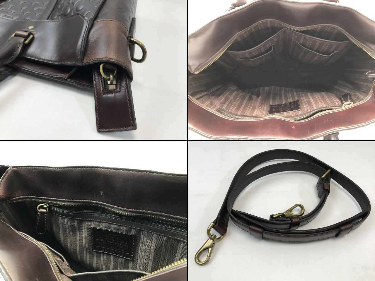 COACH　クロスビー ロゴ ビジネストート 70713