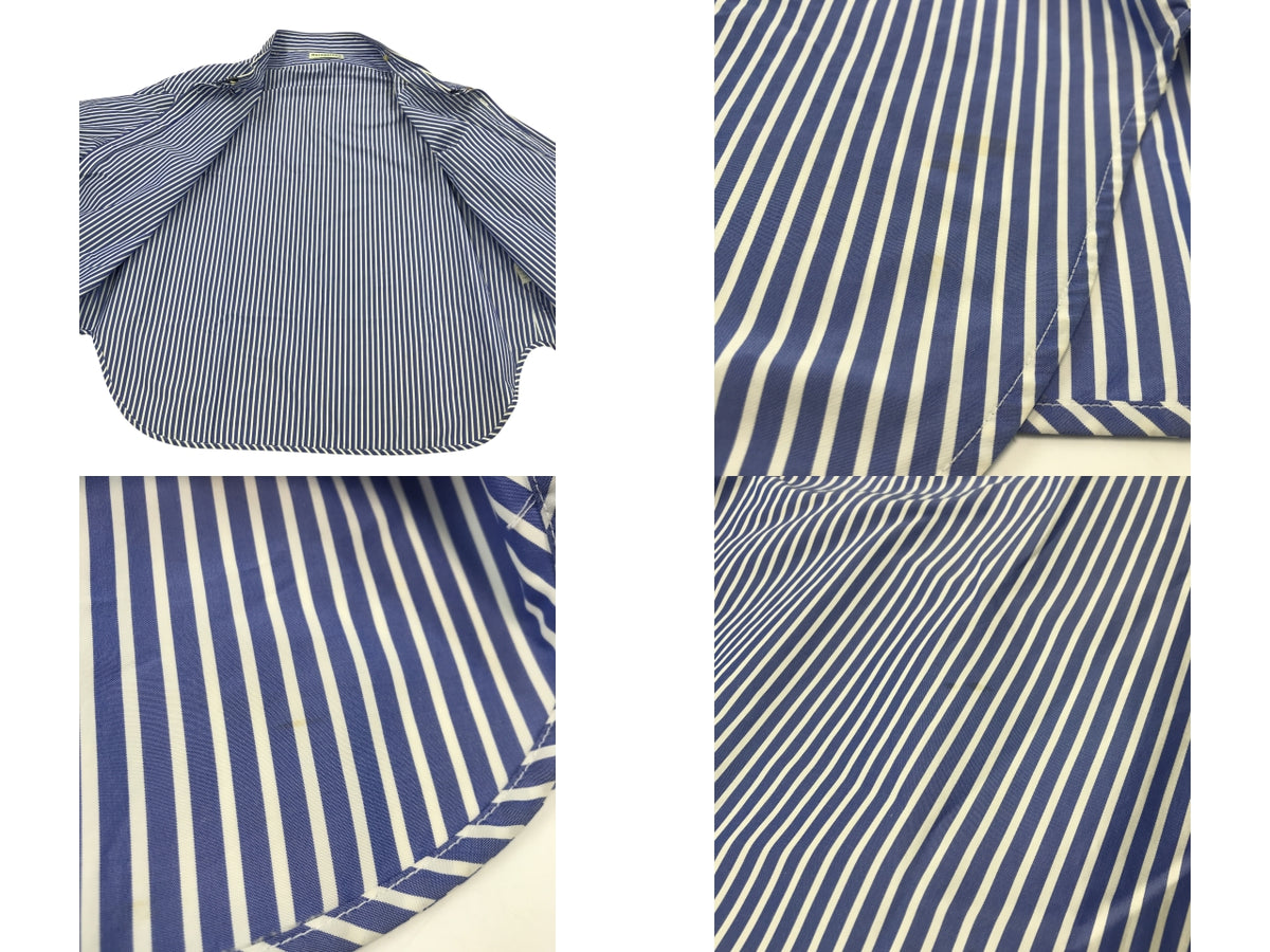 17SS Pinched Collar Striped Shirt SIZE:34
