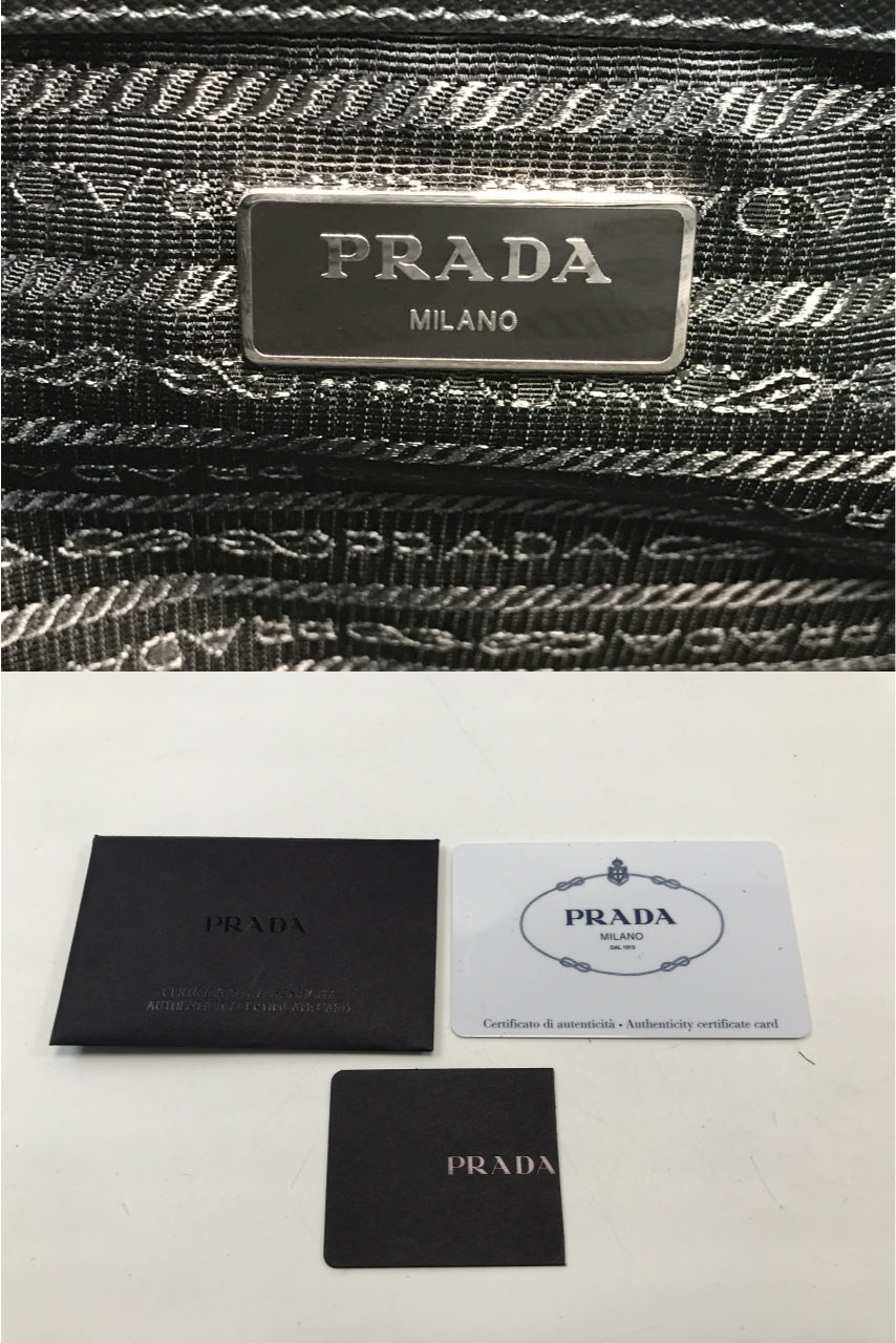 PRADA/2way/ﾊﾝﾄﾞﾊﾞｯｸﾞ/黒