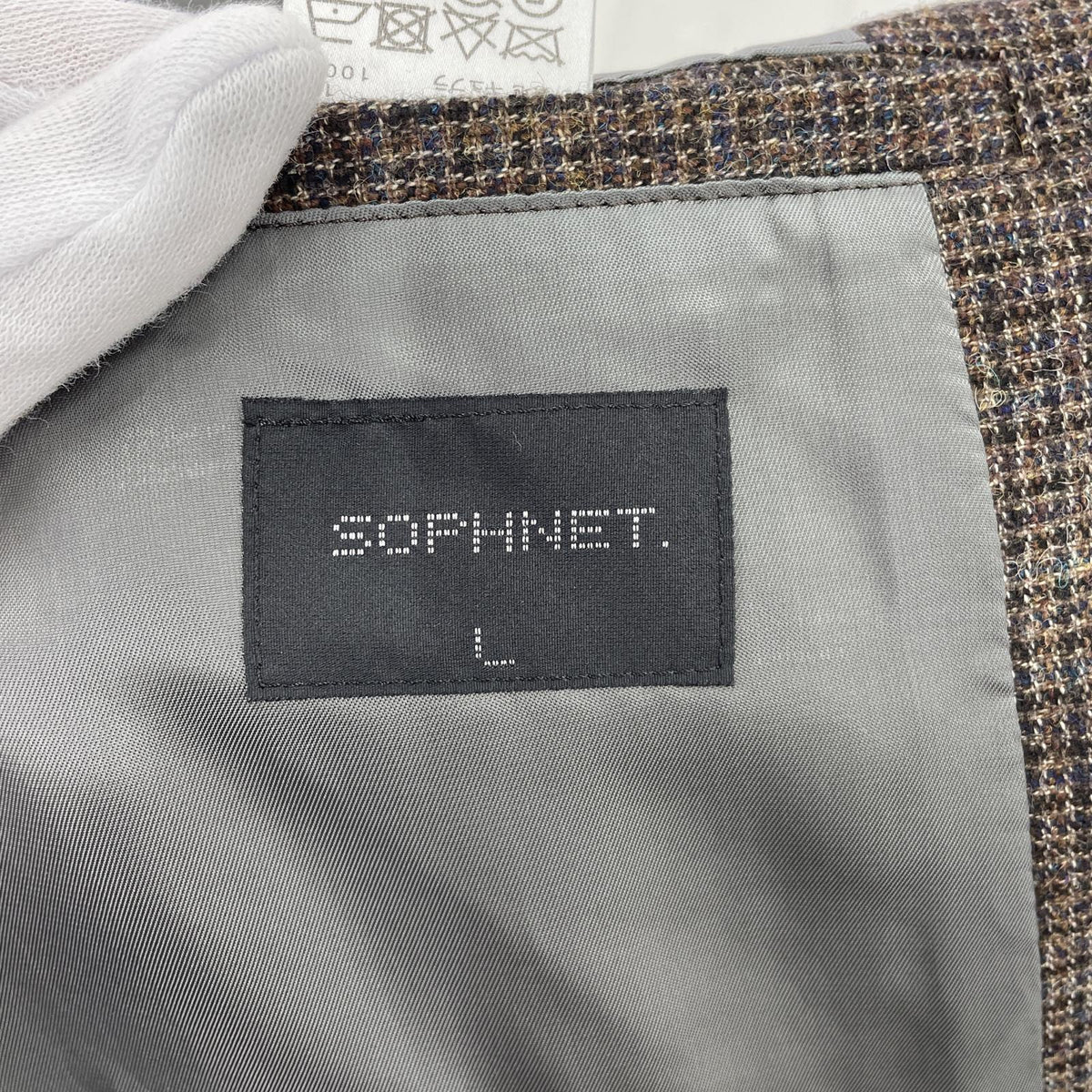 その他アウター SOPHNET./BLENDED WOOL CLASSIC 2BUTTON JACKET/L/ﾌﾞﾗｳﾝ/ﾃｰﾗｰﾄﾞ L
