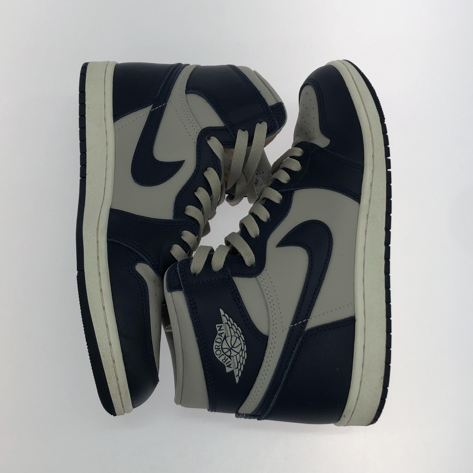 スニーカー NIKE AIR JORDAN 1 HIGH 85 ﾊｲｶｯﾄｽﾆｰｶｰ 紺ｸﾞﾚｰ 26.5cm