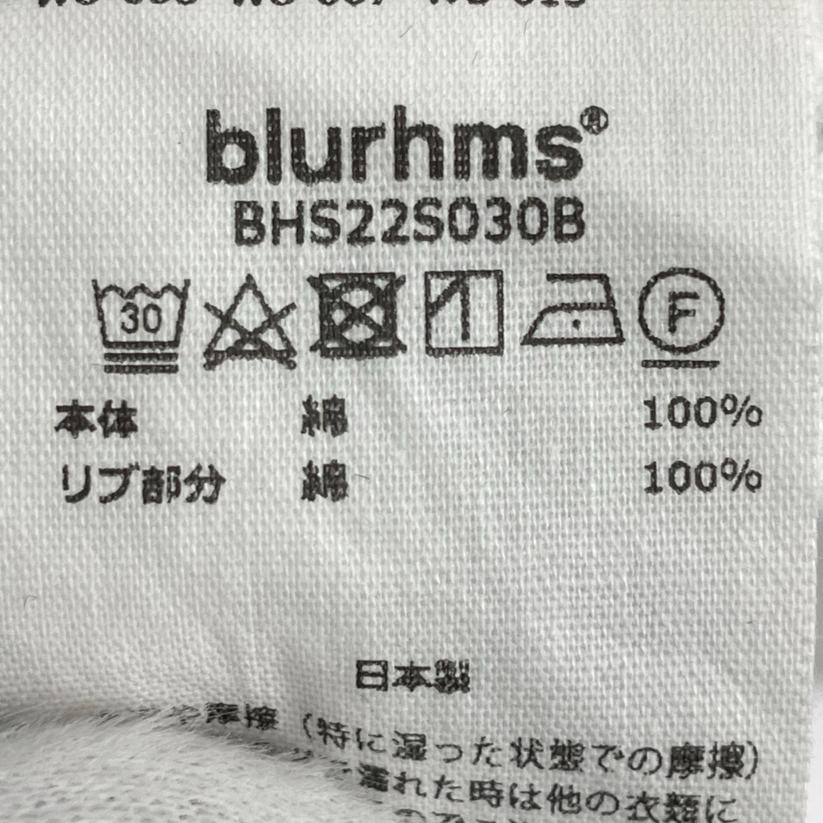 その他トップス blurhms/Border Super Size Tee ホワイト