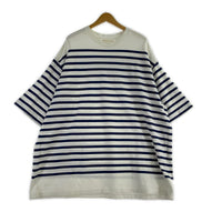 その他トップス blurhms/Border Super Size Tee ホワイト