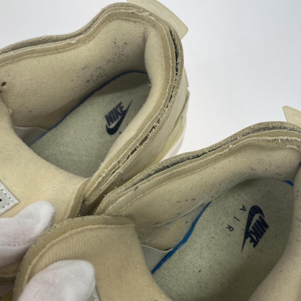 スニーカー Off-White×Nike Women's Air Jordan 4 SP Sail CV9388-100 (26) ホワイト
