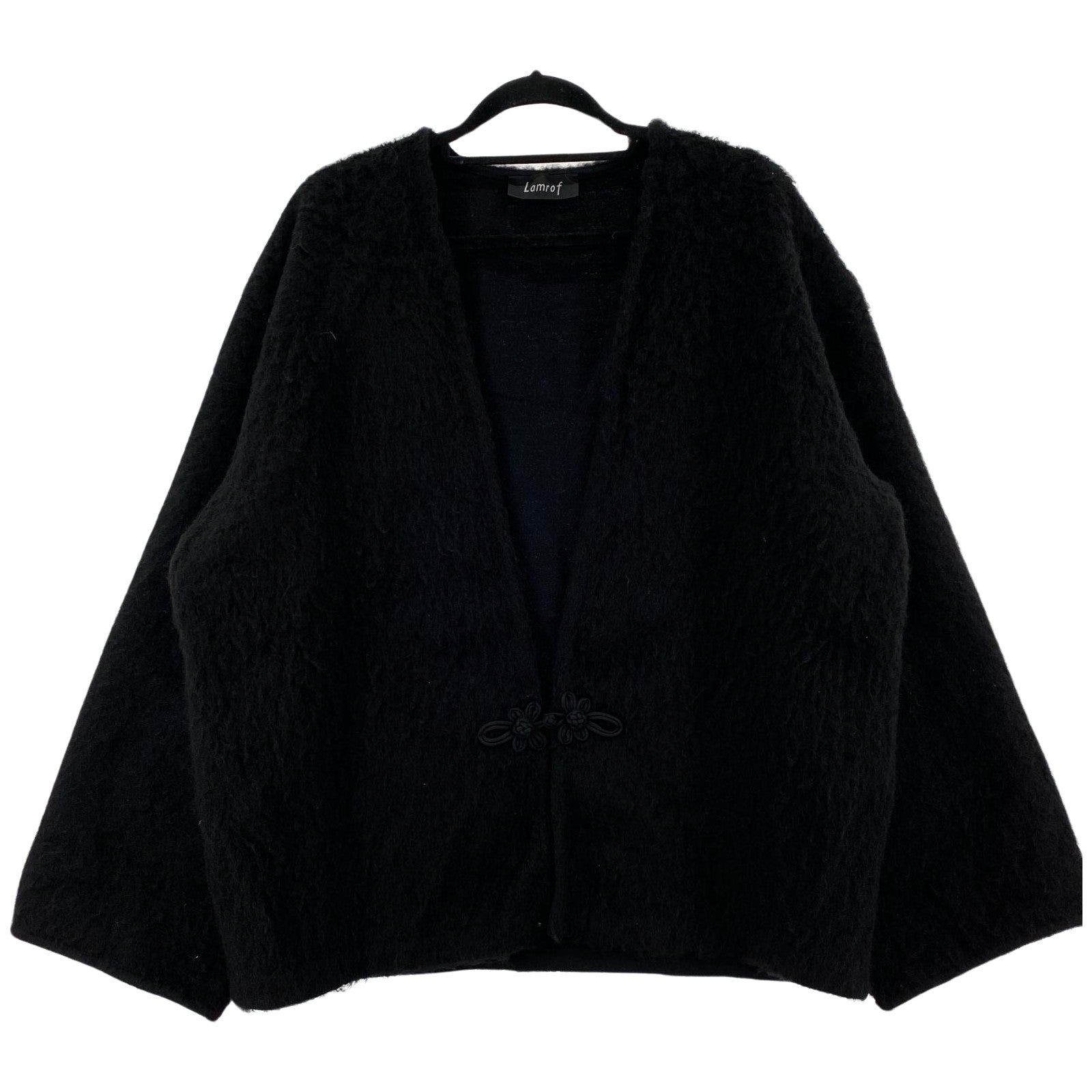 その他アウター Lamrof 23AW Deco Mohair Cardigan モヘヤカーディガン F ブラック ブラック