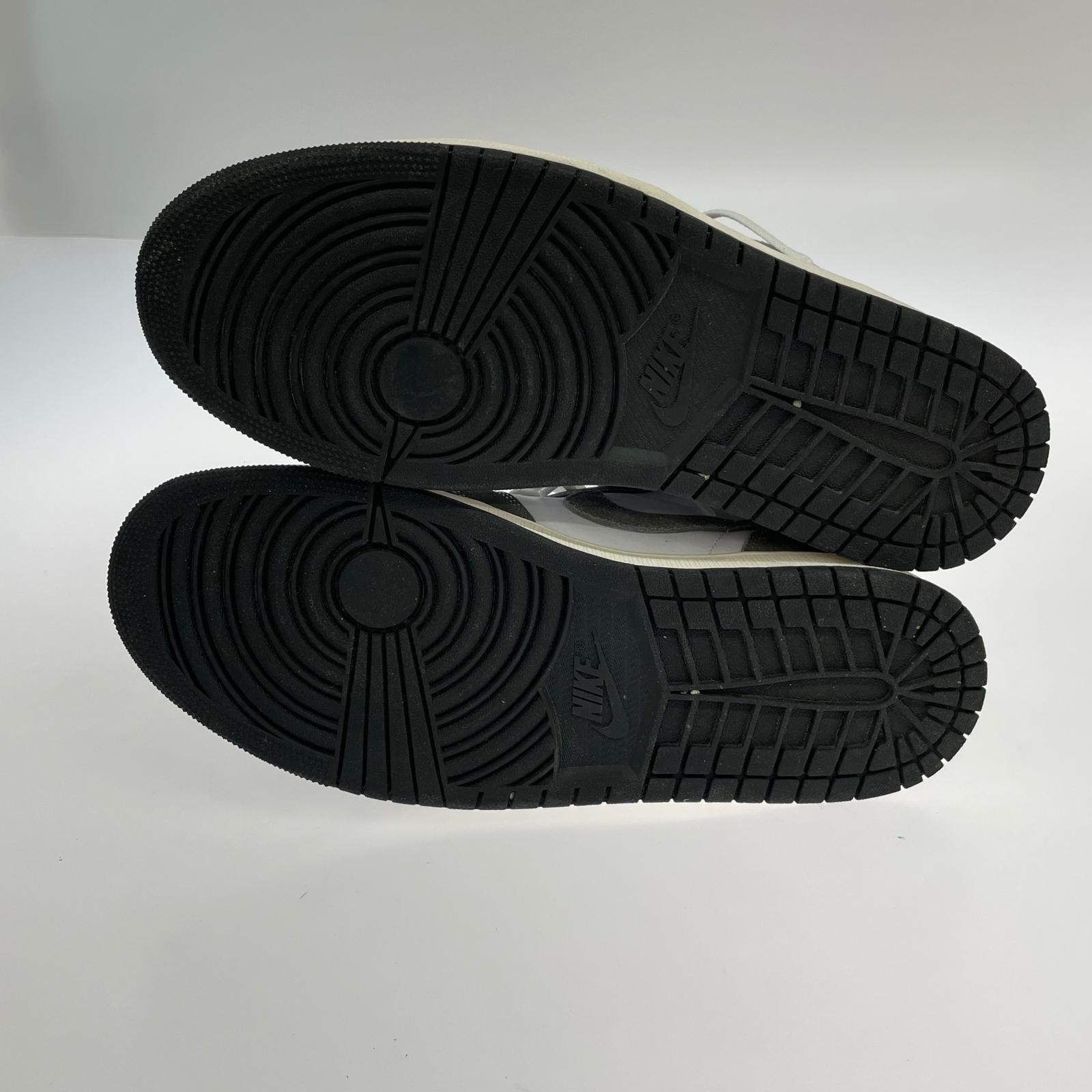 スニーカー Nike Air Jordan 1 Retro High OG Black and Smoke Grey US12 30cm (US12 UK11 1/2 EU50)
