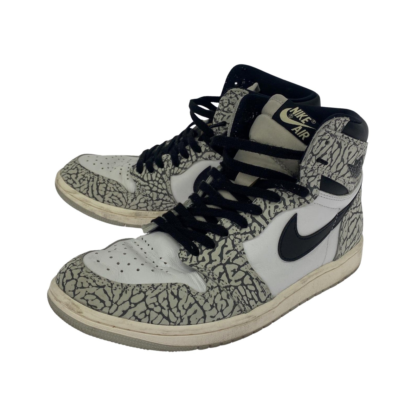 スニーカー NIKE AIR JORDAN 1 RETRO HIGH OG WHITE CEMENT 26.5cm 26.5cm (US8 1/2 UK8 EU43)