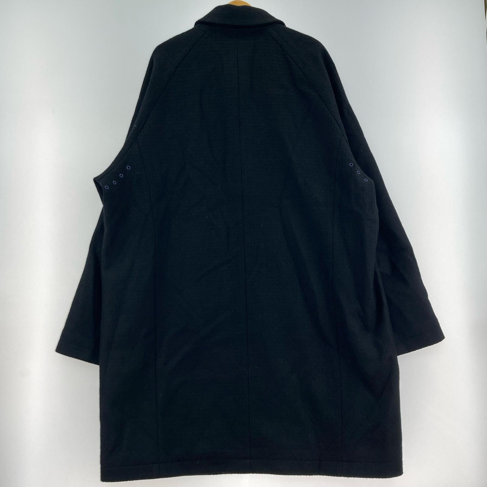 その他アウター SHAREEF　Cashmere Melton Soutien Collar Coat　3 3 ブラック