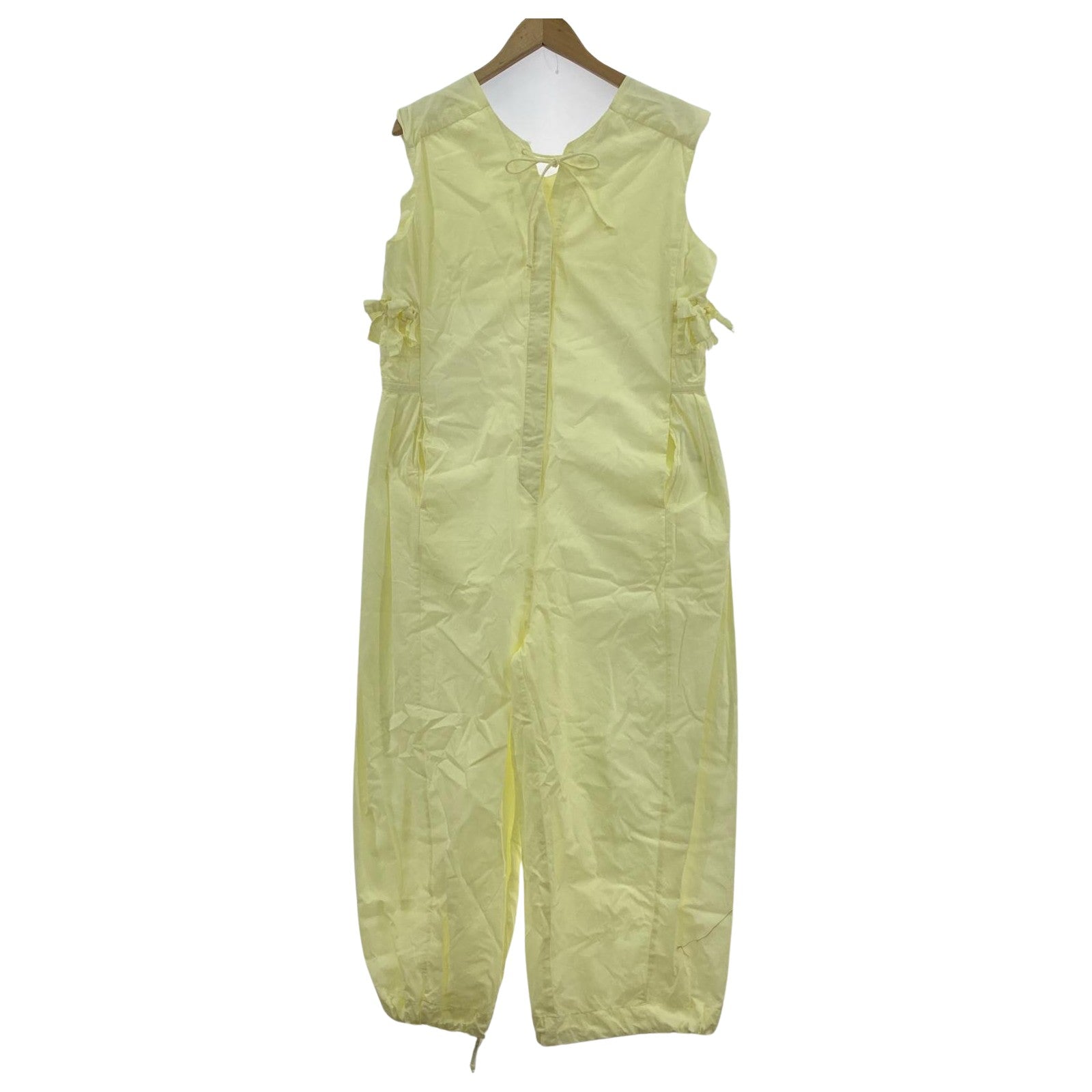 ワンピース normment COTTON RIBBON ジャンプス S イエロー